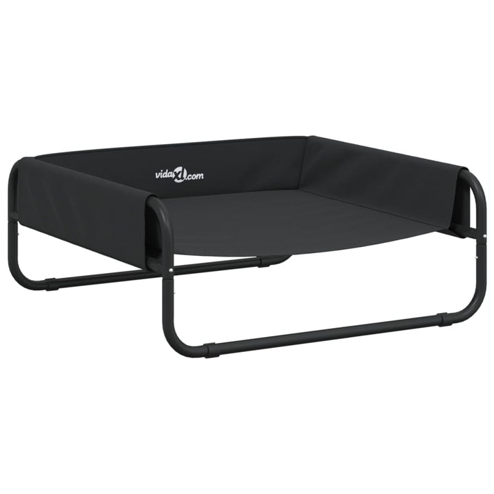 Elevated Dog Bed Anthracite Oxford Fabric And Steel
