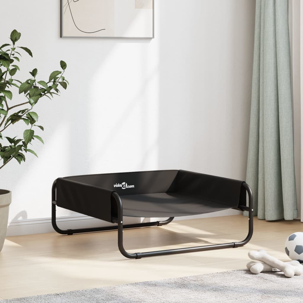 Elevated Dog Bed Anthracite Oxford Fabric And Steel