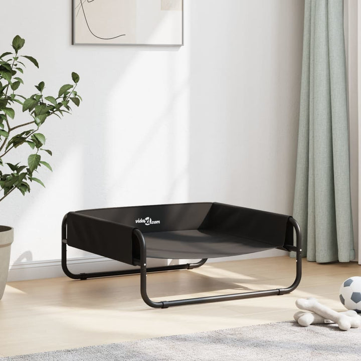 Elevated Dog Bed Anthracite Oxford Fabric And Steel