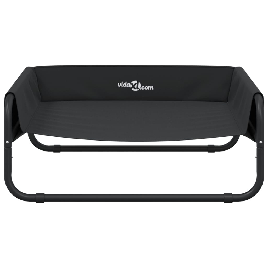 Elevated Dog Bed Anthracite Oxford Fabric And Steel