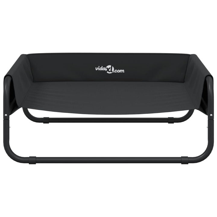 Elevated Dog Bed Anthracite Oxford Fabric And Steel