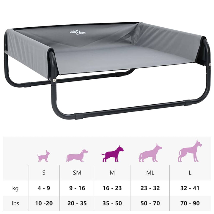 Dog Bed M Oxford Fabric And Steel