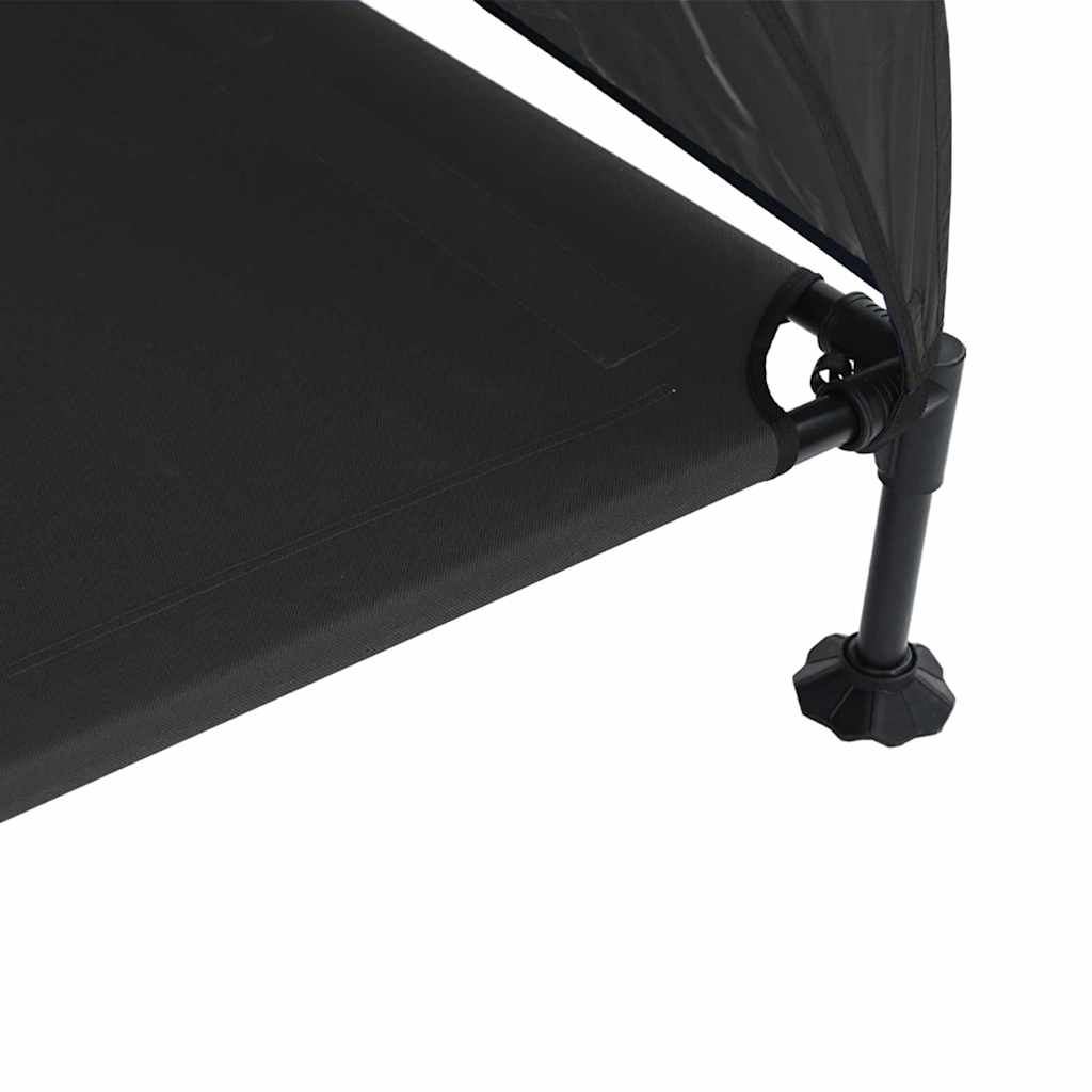 Raised Dog Bed Folding 127 X 81 X 108 Cm Fabric And Steel