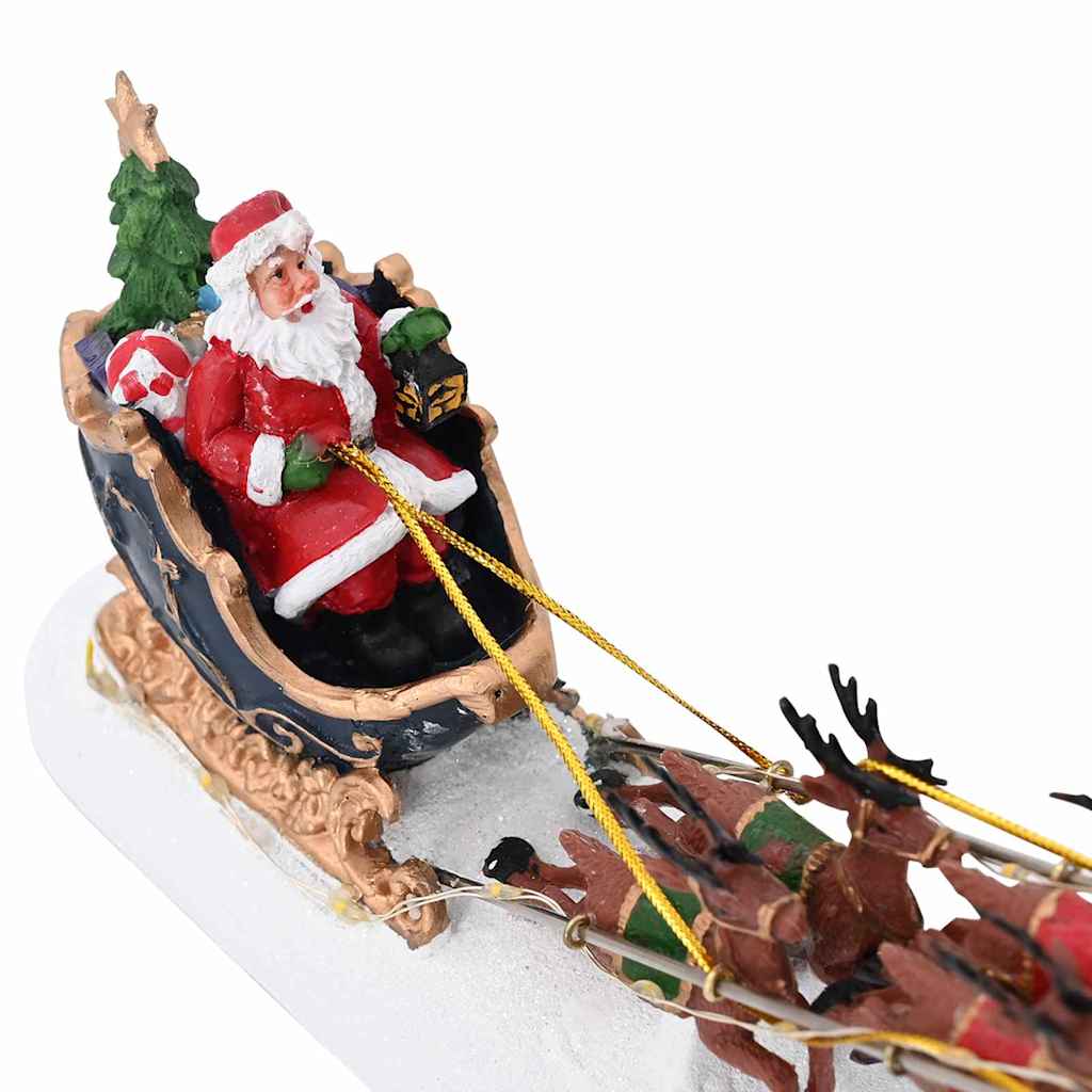 Christmas Decoration Multicolour 31.5 X 6.5 X 16 Cm Resin