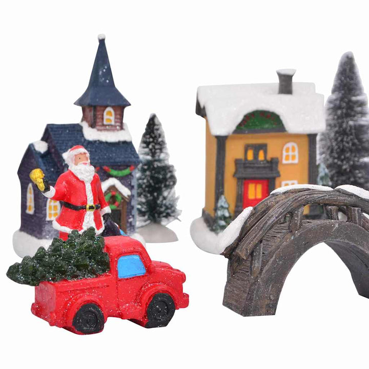 Christmas Tabletop Decor Multicolour 6.5 X 9.1 Cm Resin