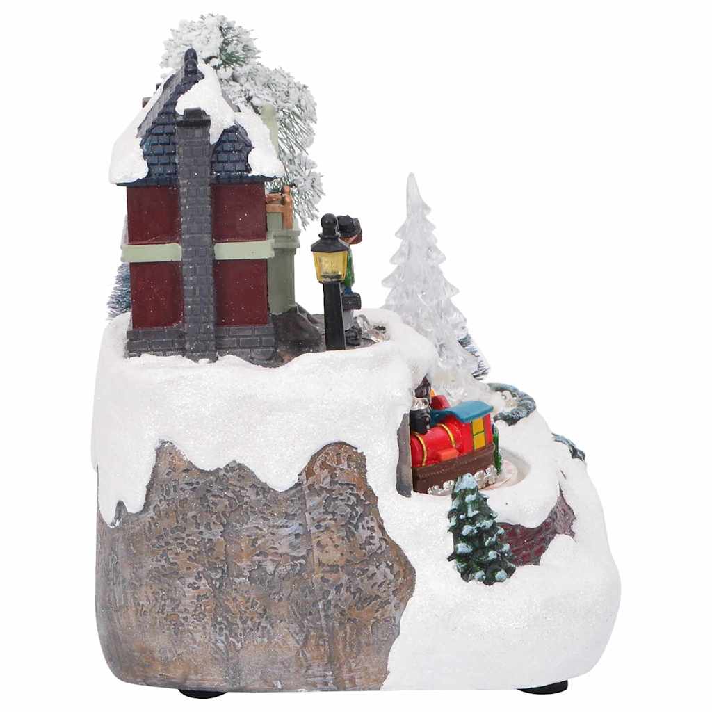 Christmas Tabletop Decor Multicolour 23.5 X 16 X 18.5 Cm Resin