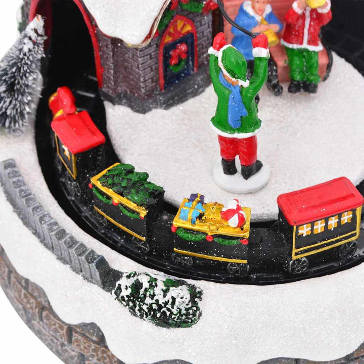 Christmas Tabletop Decor Multicolour 16 X 16 X 19 Cm Resin