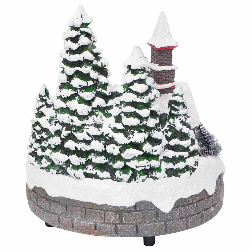 Christmas Tabletop Decor Multicolour 16 X 16 X 19 Cm Resin