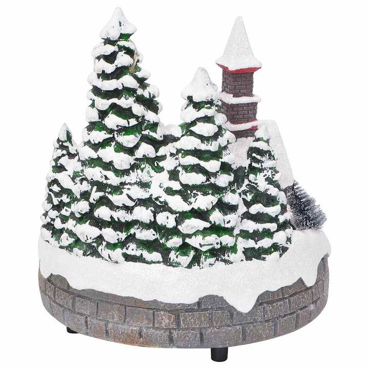 Christmas Tabletop Decor Multicolour 16 X 16 X 19 Cm Resin