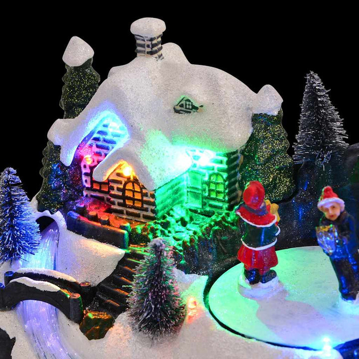 Christmas Tabletop Decor Multicolour 16 X 11.5 X 13 Cm Plastic