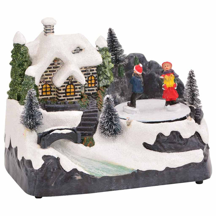 Christmas Tabletop Decor Multicolour 16 X 11.5 X 13 Cm Plastic