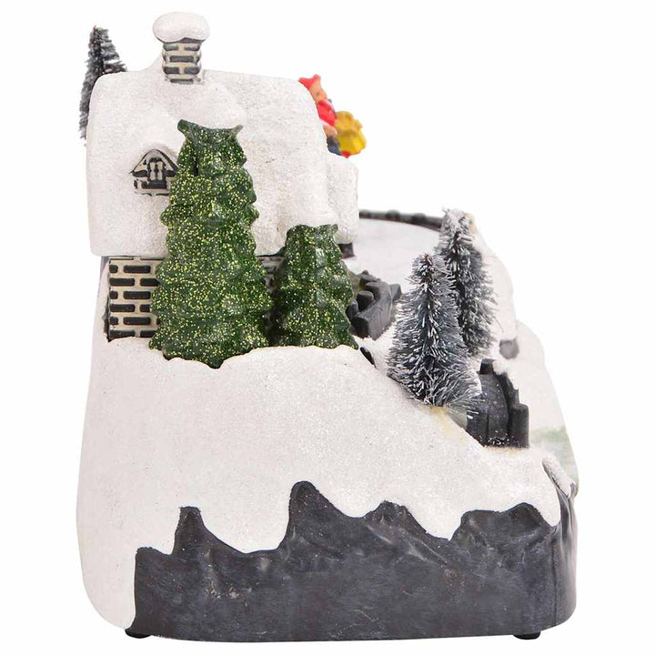 Christmas Tabletop Decor Multicolour 16 X 11.5 X 13 Cm Plastic
