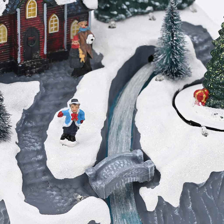 Christmas Village Multicolour 20.5 X 17 X 21 Cm Plastic