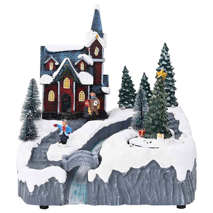 Christmas Village Multicolour 20.5 X 17 X 21 Cm Plastic