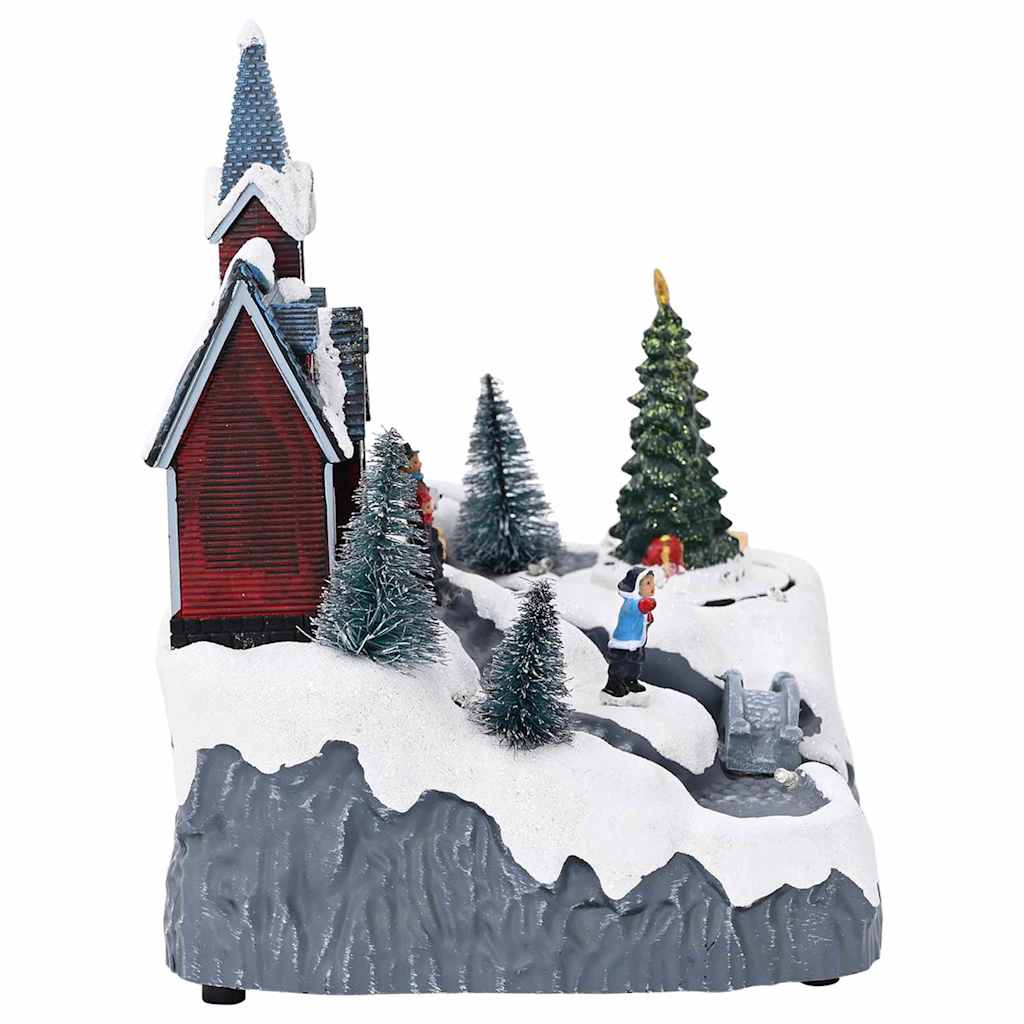Christmas Village Multicolour 20.5 X 17 X 21 Cm Plastic