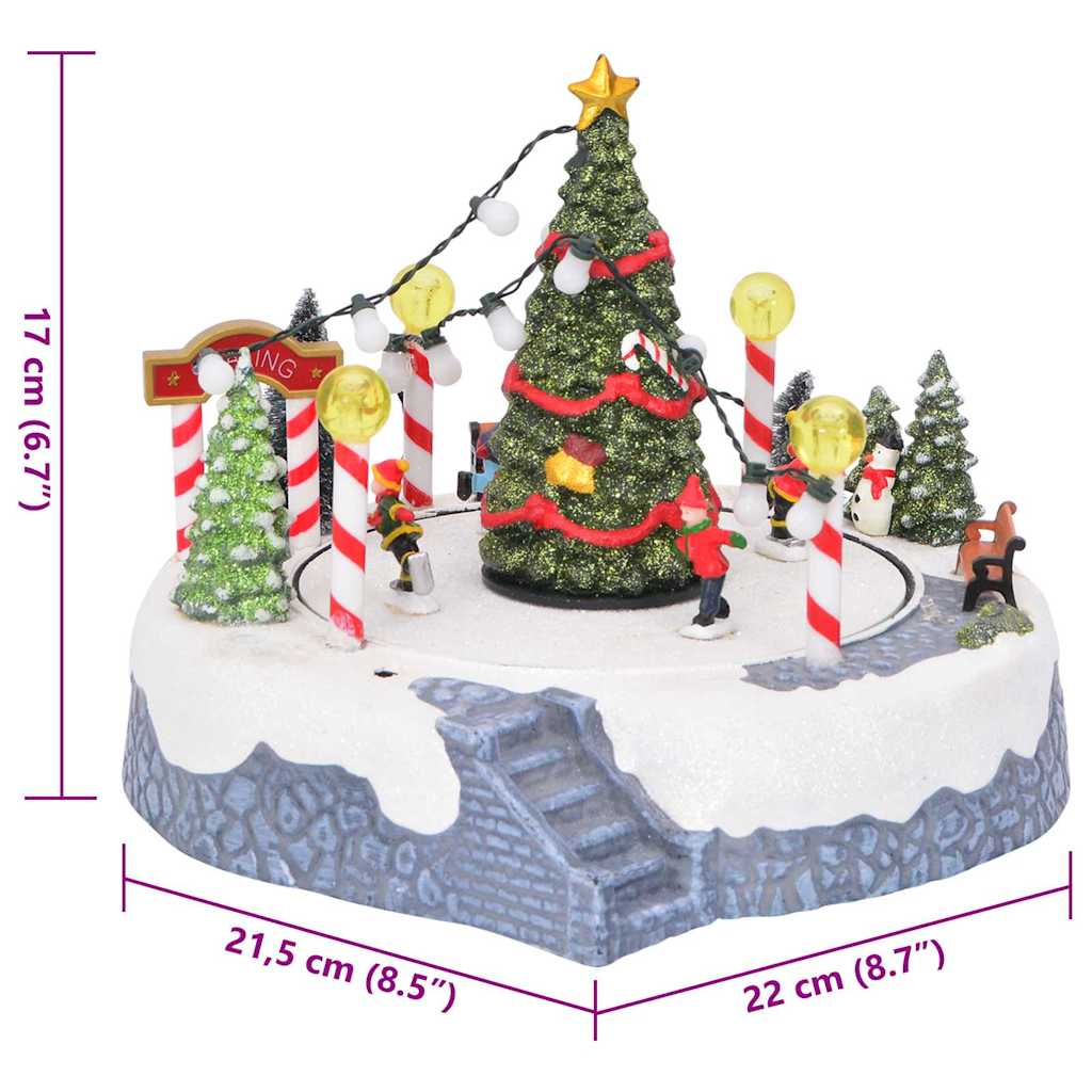 Christmas Village Multicolour 22 X 21.5 X 17 Cm Plastic