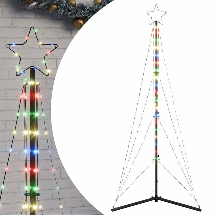 Led Christmas Tree 363 Leds Colorful 182 Cm