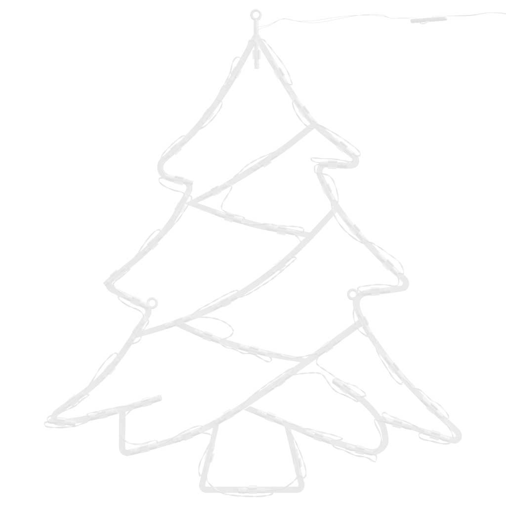 Christmas Lights Christmas Silhouette 2 Pcs 50 Leds Warm White