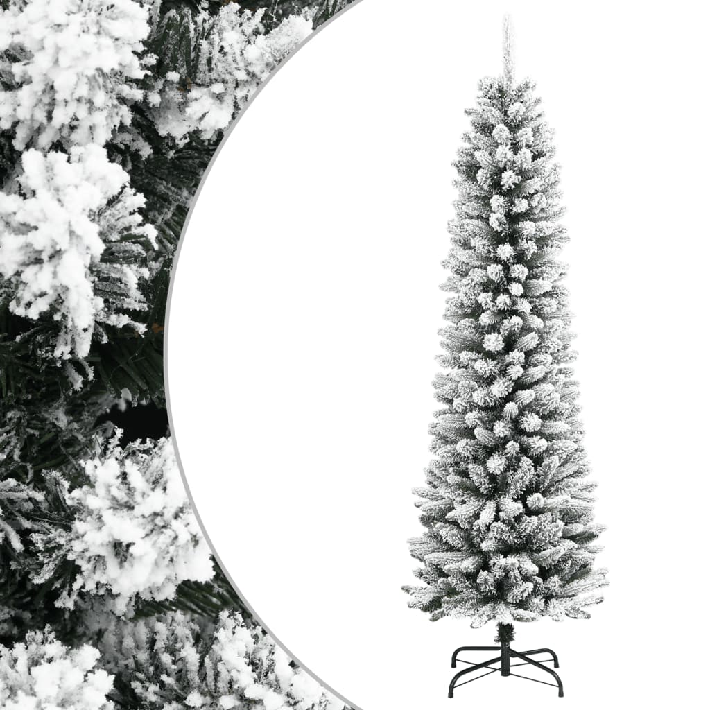 Artificial Christmas Tree 150 Leds And Flocked Snow
