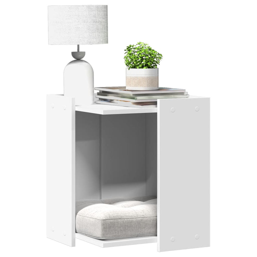 Cat Litter Box Enclosure Engineered Wood