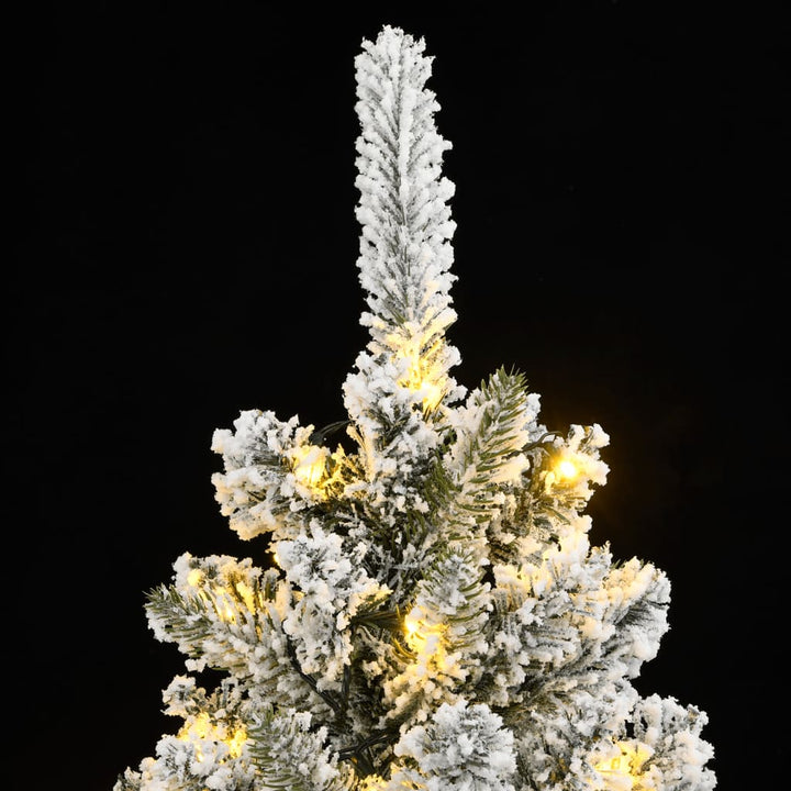 Artificial Christmas Tree 150 Leds And Flocked Snow