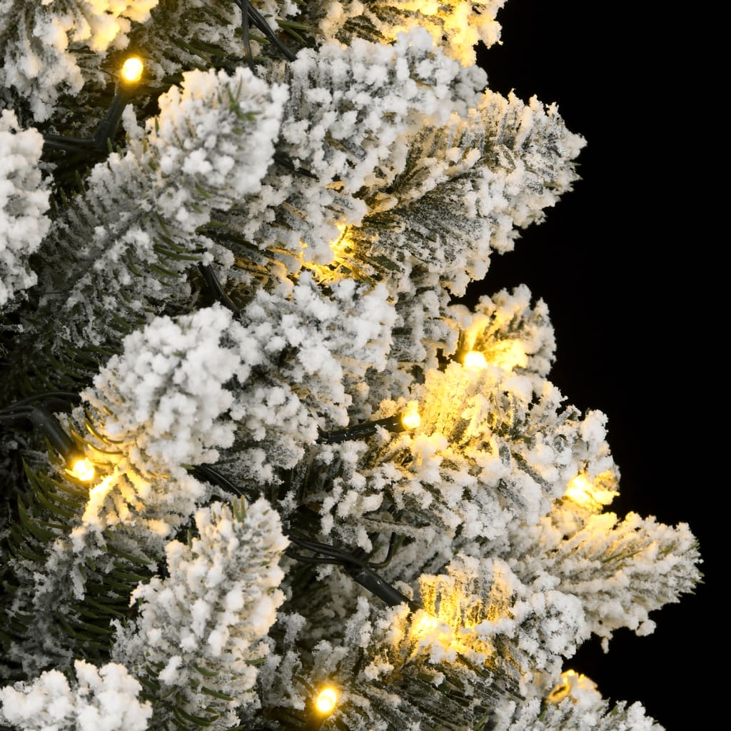 Artificial Christmas Tree 150 Leds And Flocked Snow