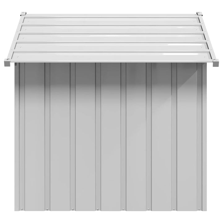 Dog House With Roof Galvanised Steel