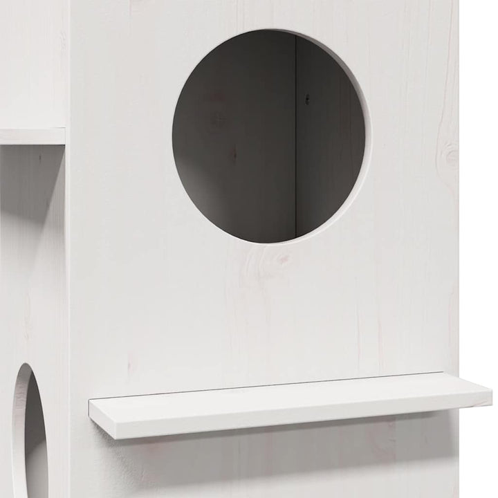 Cat House 43X43X60 Cm Solid Wood Pine