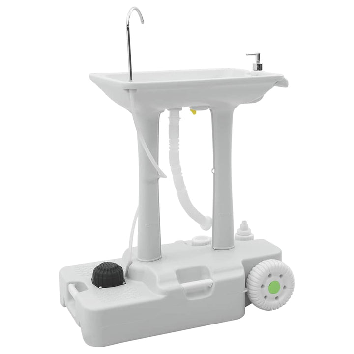 Camping Handwash Stand Grey 72 X 42 X 103 Cm Plastic