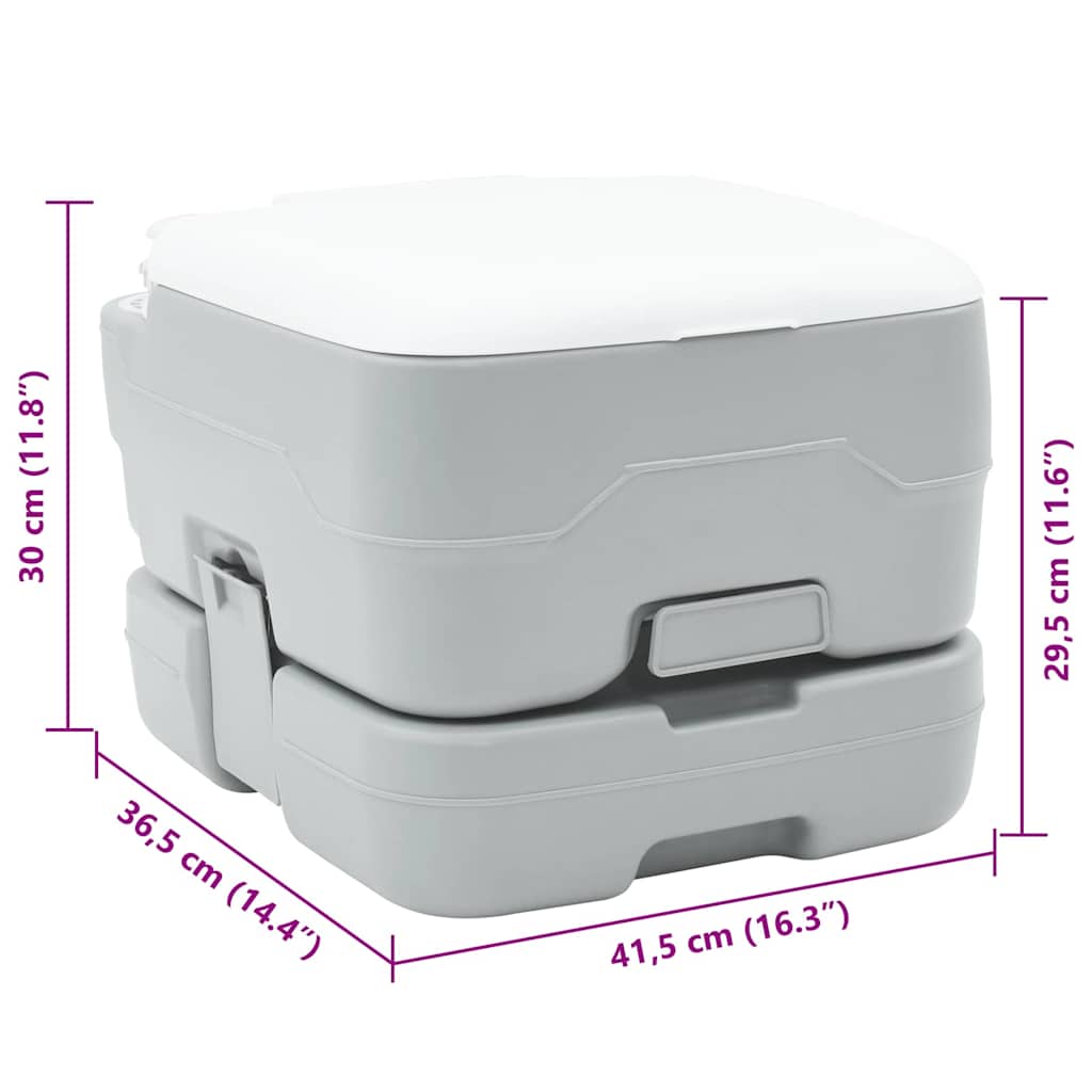 Portable Camping Toilet 41.5 X 36.5 X 30 Cm