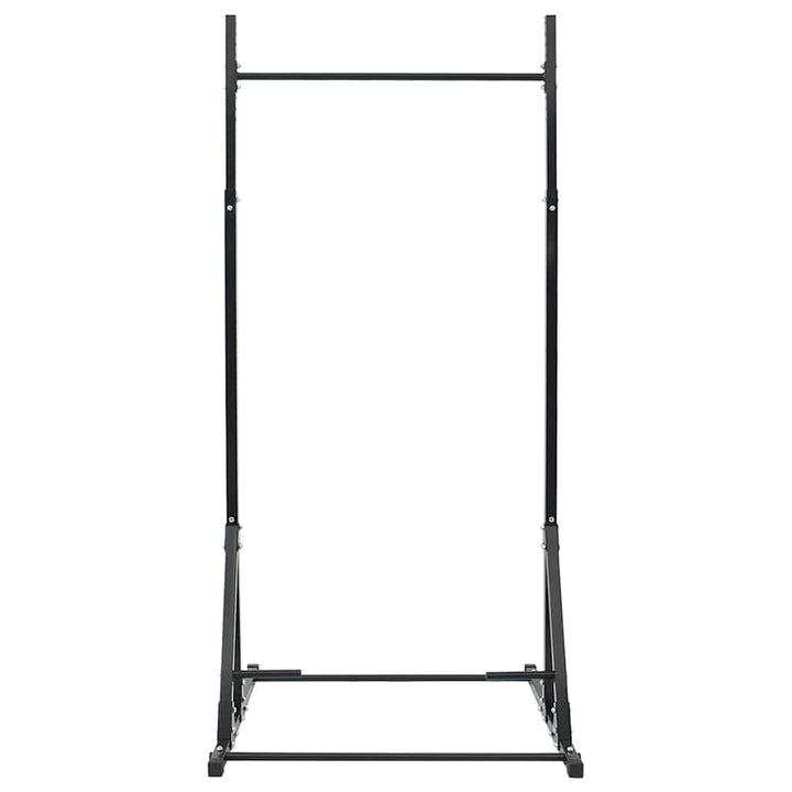 Pull-Up Bar Station Manual Black 101 X 102 X 235 Cm