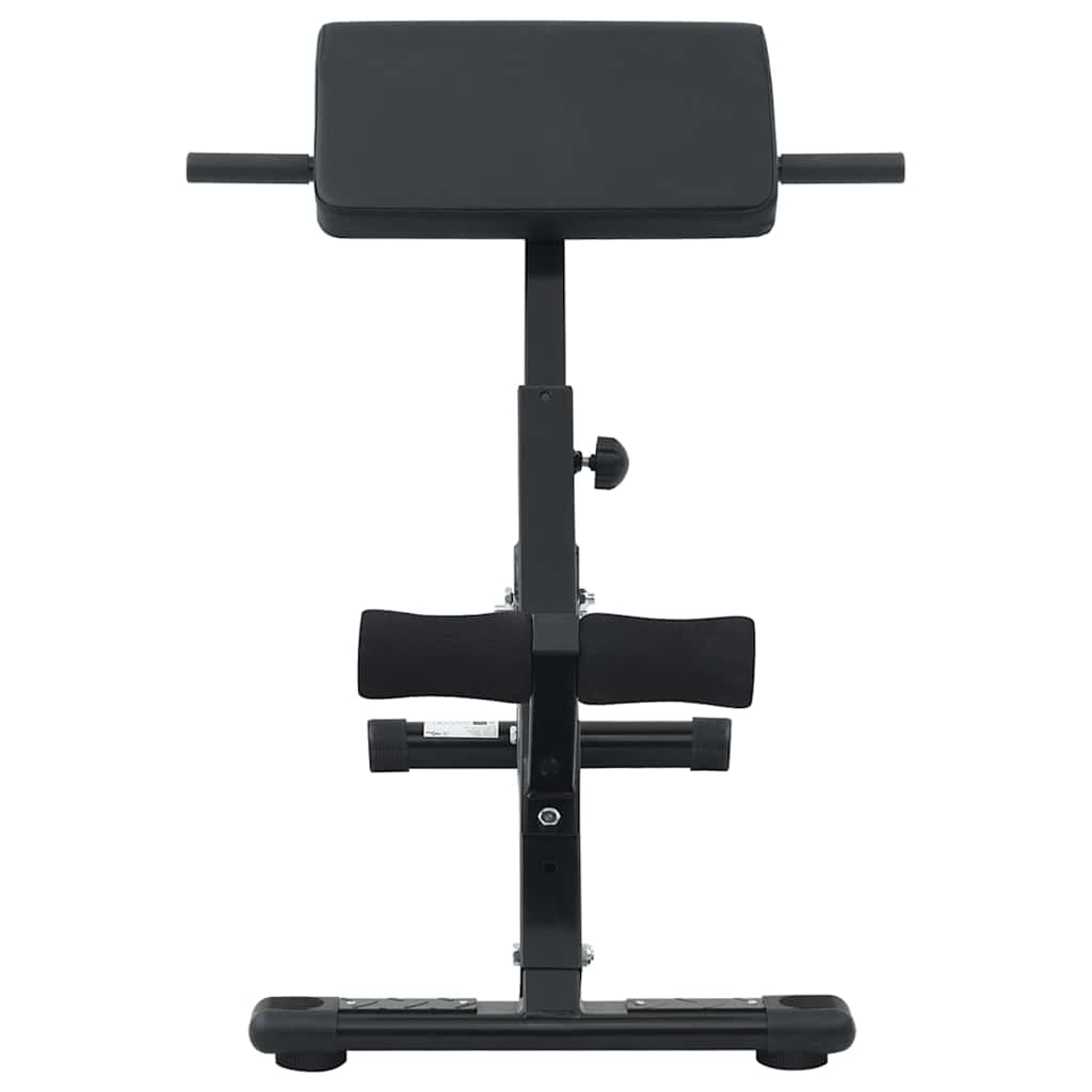 Hyperextension Bench Black 101 X 70 X 71 Cm Powder-Coated Steel