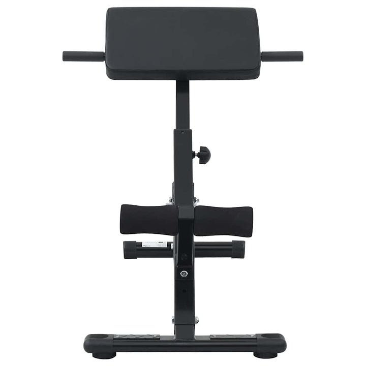 Hyperextension Bench Black 101 X 70 X 71 Cm Powder-Coated Steel