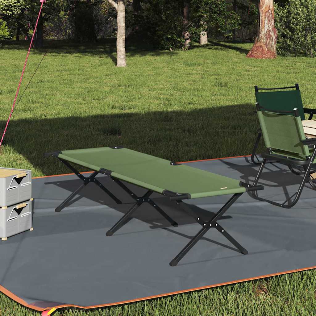 Folding Camping Bed Folding Manual Oxford Fabric