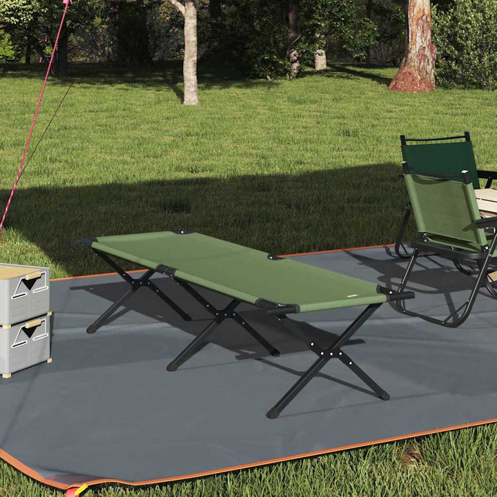Folding Camping Bed Folding Manual Oxford Fabric