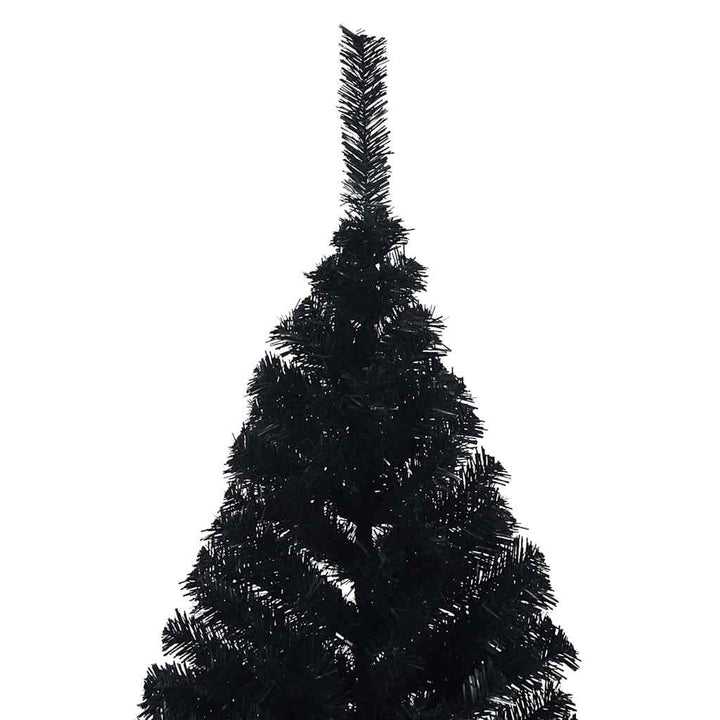 Christmas Tree With Decorative String Lights