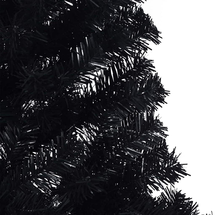 Christmas Tree With Decorative String Lights