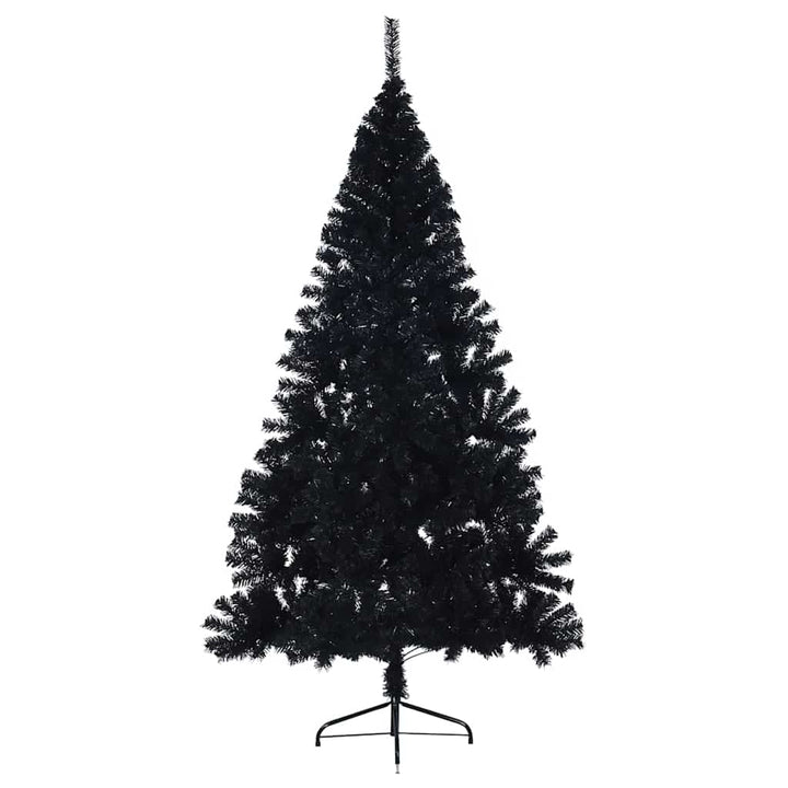 Christmas Tree With Decorative String Lights