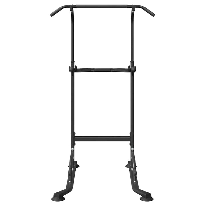 Power Tower Dip Station Other Black 95 X 102 X (160-210) Cm