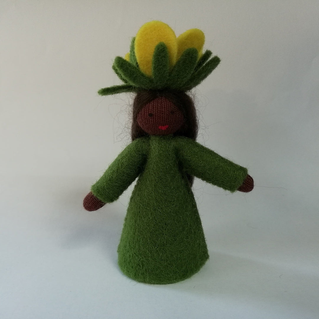Anemone Doll with Flower on Head