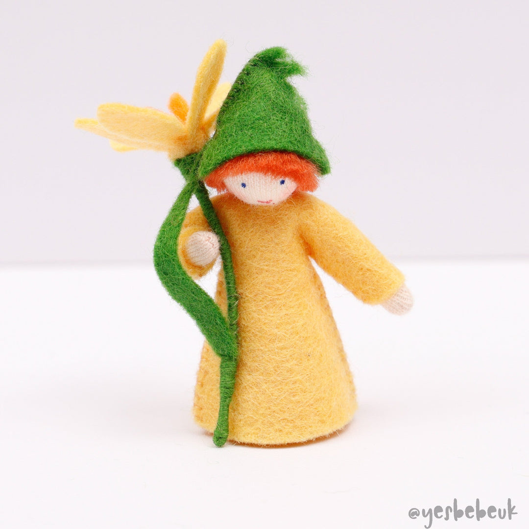 Crocus Doll with Flower in Hand