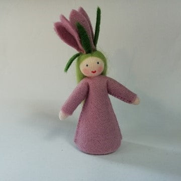 Crocus Doll with Flower in Hand