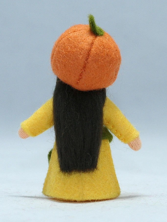 Pumpkin Doll with Flower on Head - Light Skin
