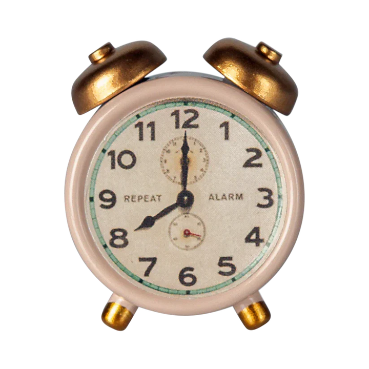 Mouse Alarm Clock-Dollhouse Accessories-Maileg-Powder-Yes Bebe