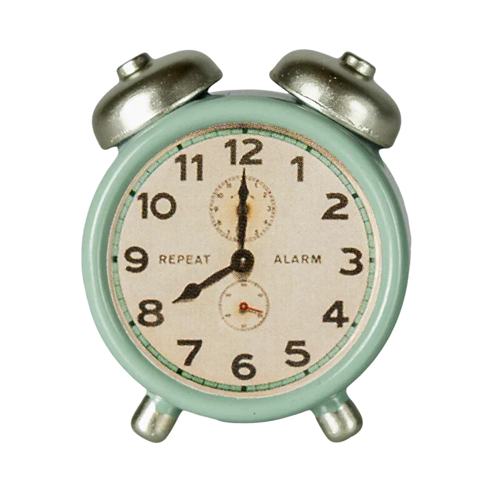 Mouse Alarm Clock-Dollhouse Accessories-Maileg-Mint-Yes Bebe