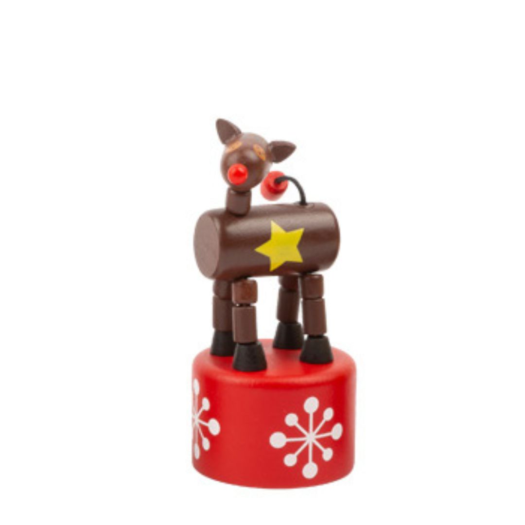 Christmas Dancing Figures-Stocking FIller-Smallfoot-Reindeer-Yes Bebe