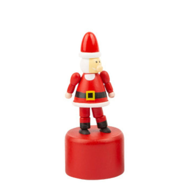 Christmas Dancing Figures-Stocking FIller-Smallfoot-Santa with Red Base-Yes Bebe