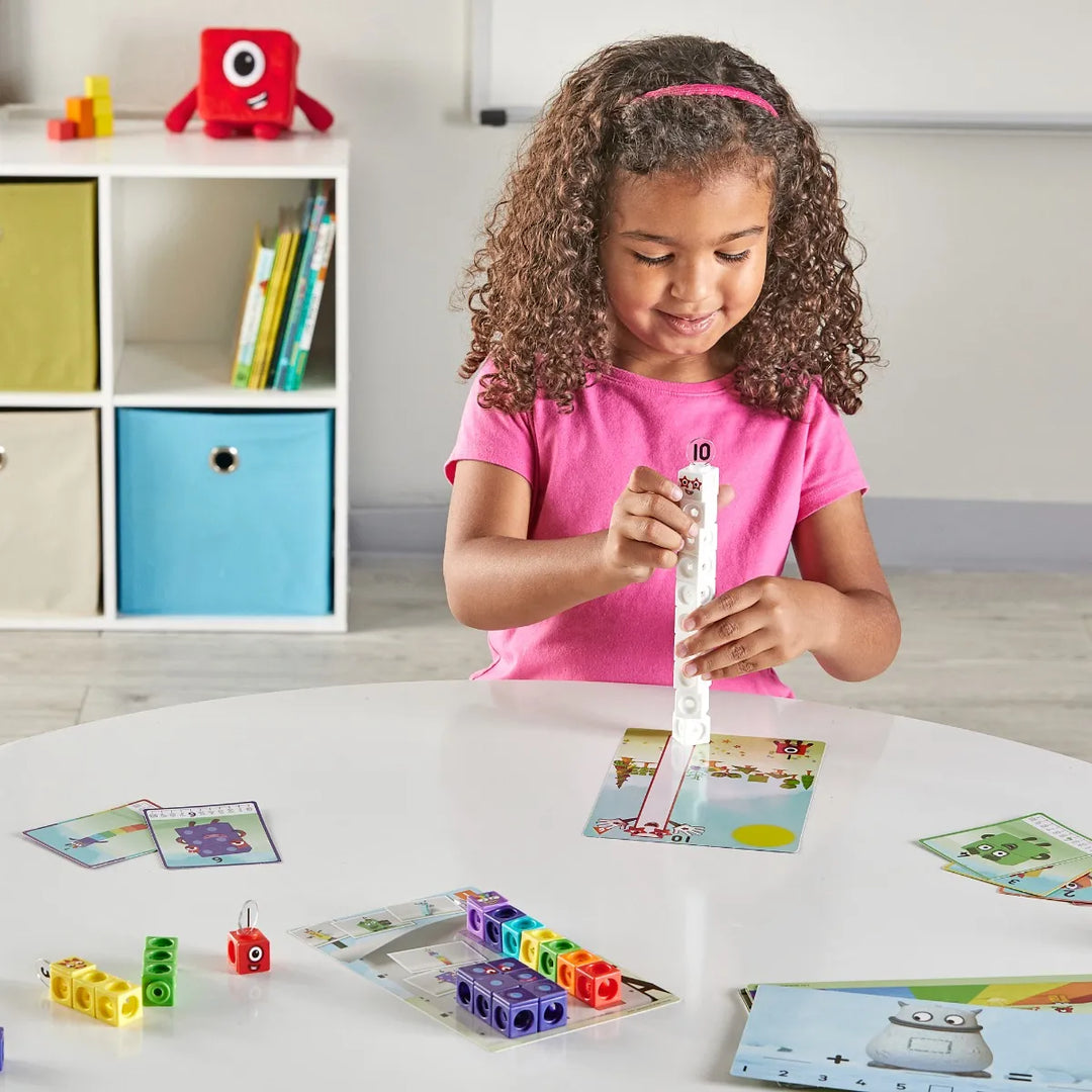 MathLink® Cubes Numberblocks® 1-10 Activity Set - Early Years Maths Learning with CBeebies Characters