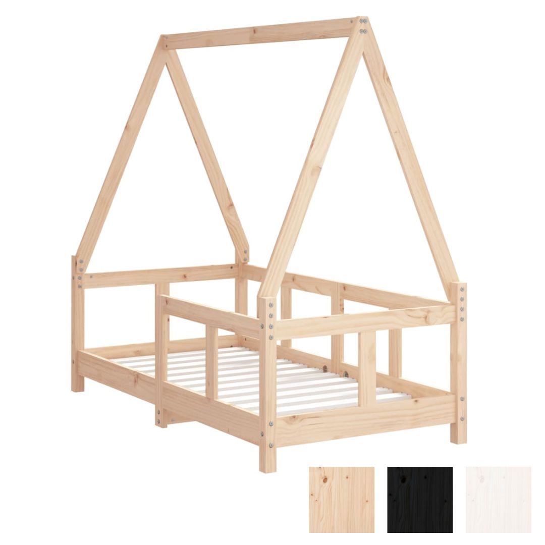 Kids Solid Wood Pine Bed Frame