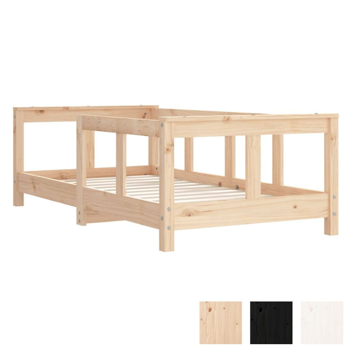 Kids Solid Wood Pine Bed Frame